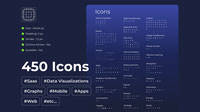 450 Icons - Level up your next design project