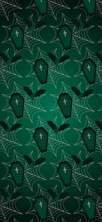 Gothic iPhone 13 Wallpaper - Green Version