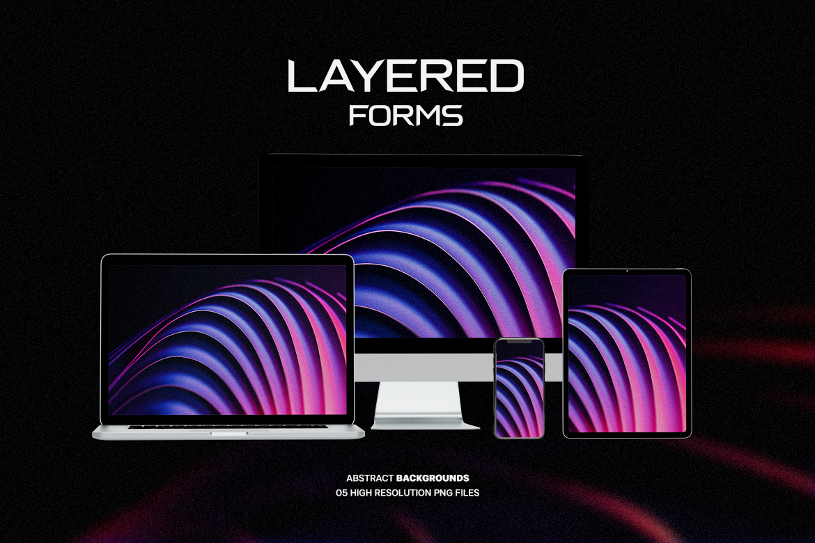 Abstract Layered Forms Backgrounds-Main Files on Behance :: Behance