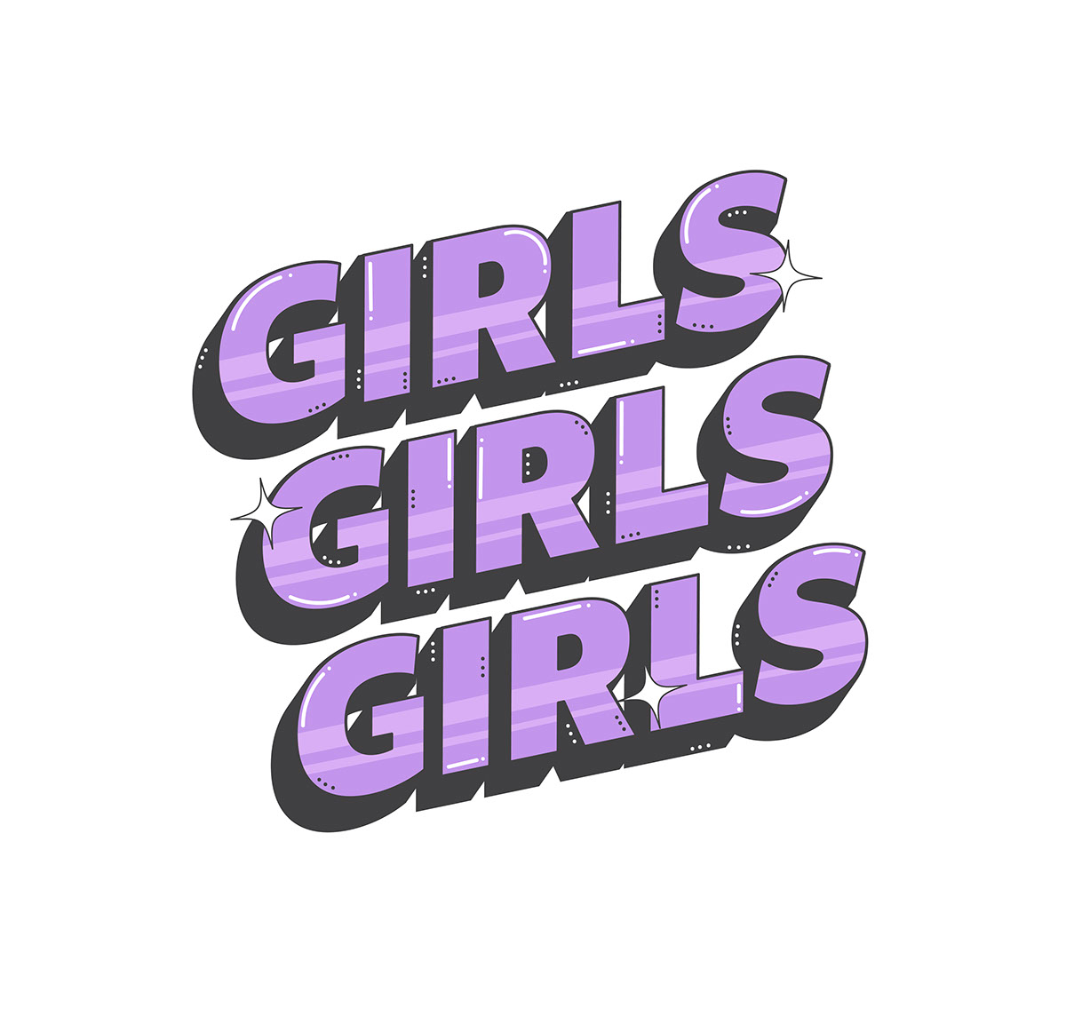 Girls Vector Graphics for Download rendition image