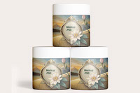 Packaging jar cosmetic mockup editable