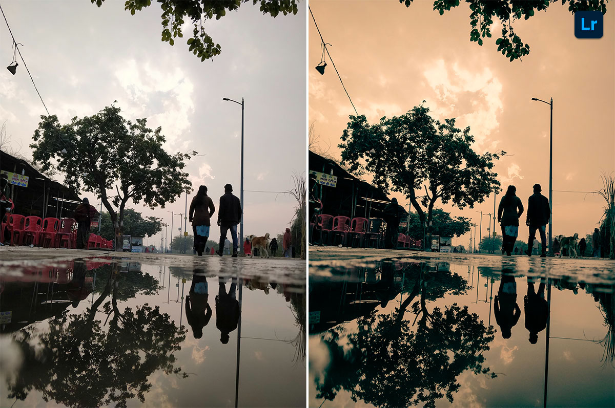 High Contrast Black and white Remix Lightroom