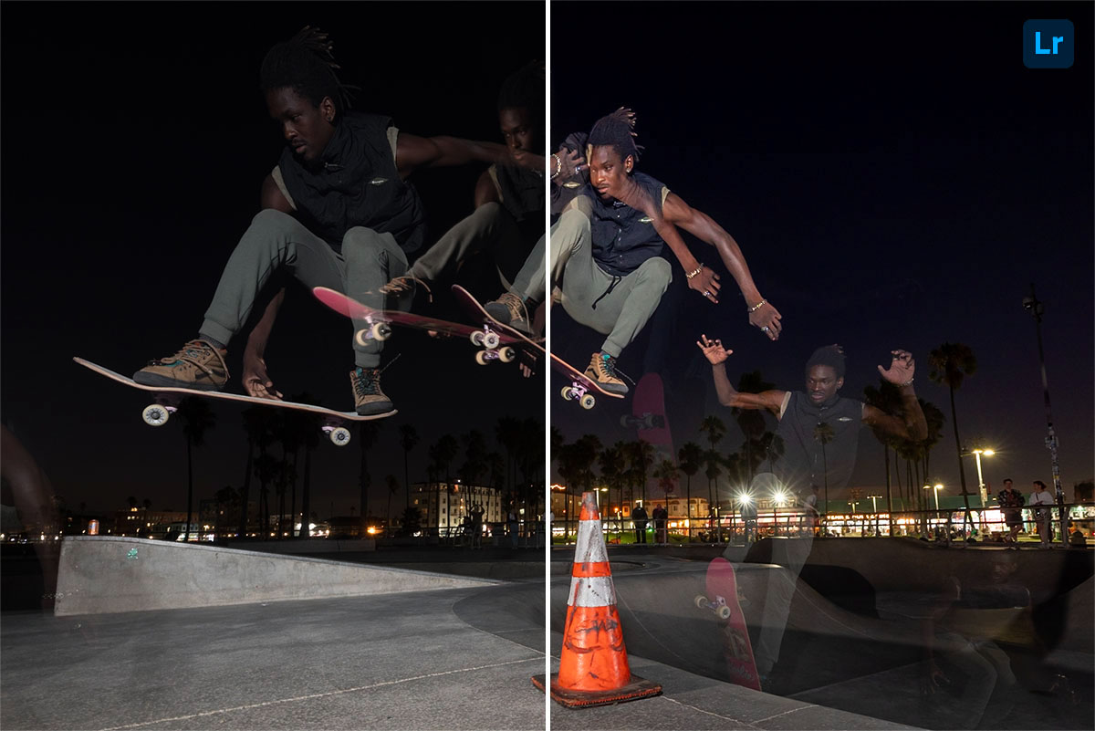 melon grab over cone sequence Edit Lightroom