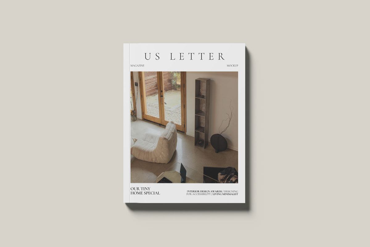 US Letter Magazine Mockup on Behance :: Behance