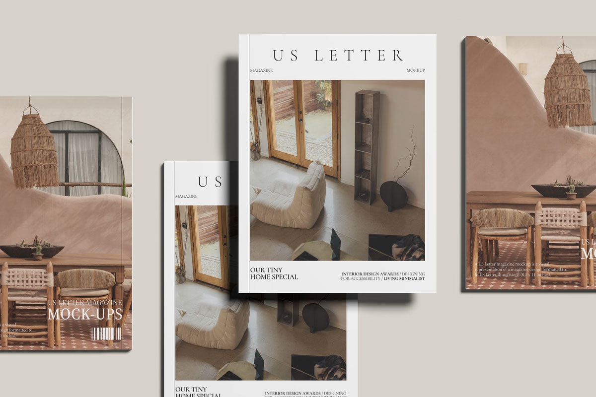 US Letter Magazine Mockup on Behance :: Behance
