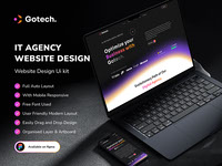 IT Software Agency Website UI Design :: Behance