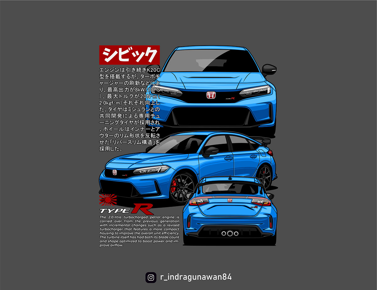 Civic Type R FL5 on Behance :: Behance
