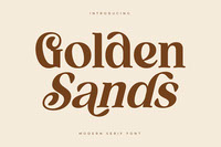 Golden Sands - Modern Serif Font