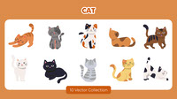 Cat Vector Set