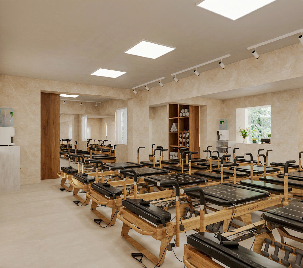 3D Design for Pilates Studio on Behance :: Behance