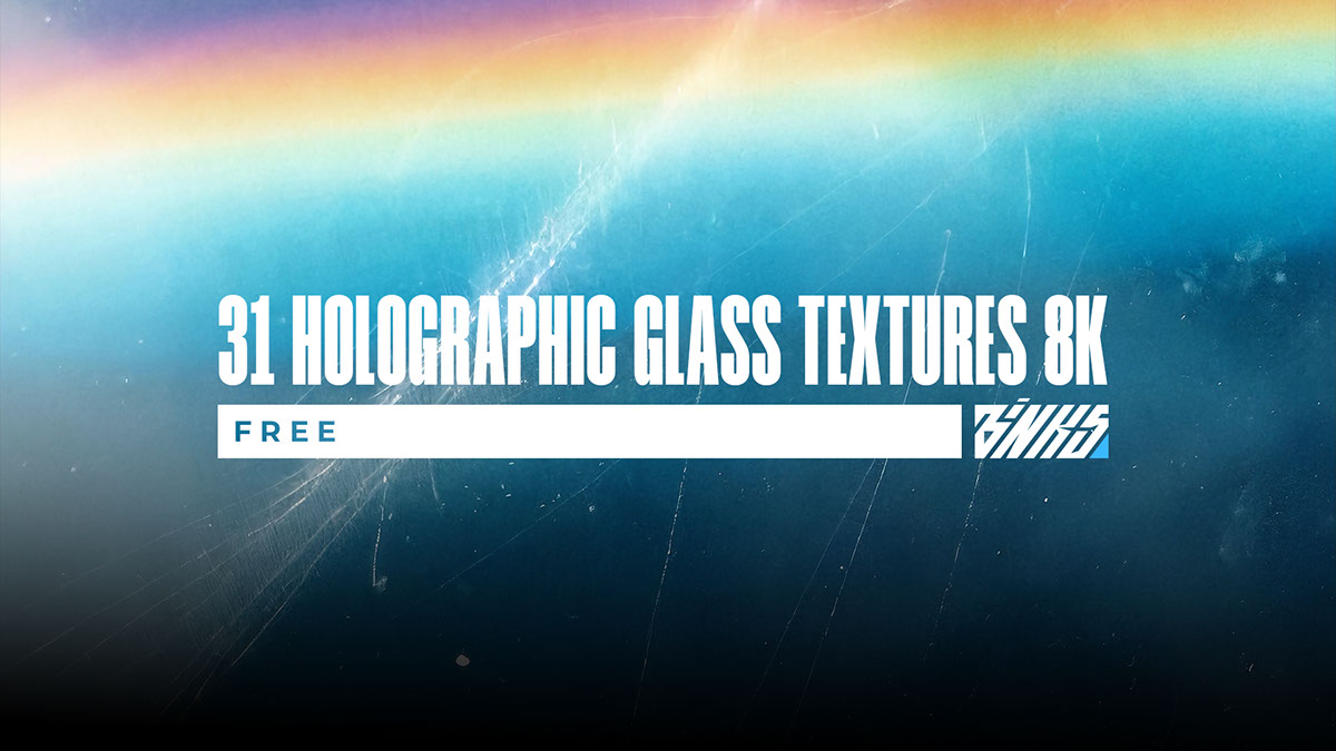 31 textures holographic damaged glass 8k rendition image