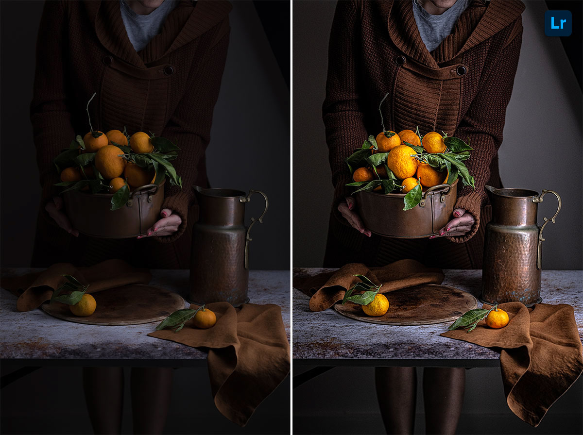 Seasonal satsumas Remix Lightroom