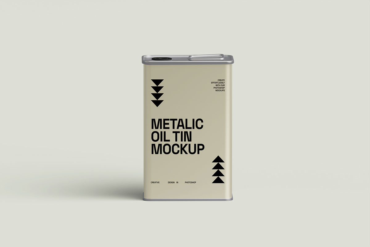 Oil Tin Mockup 1 rendition image
