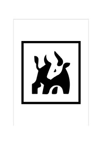 Bull animal illustration