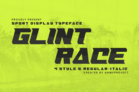 Glint Race Font