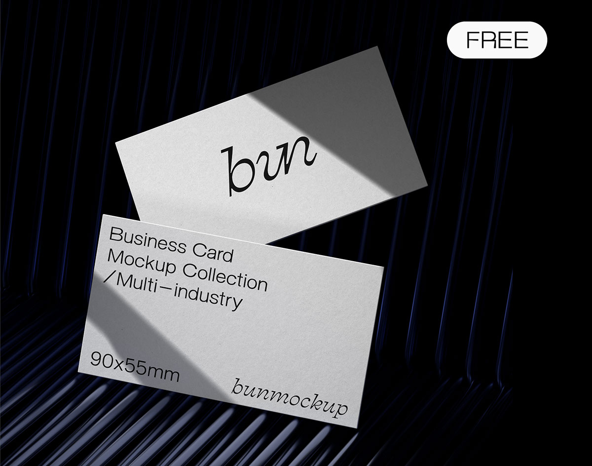 Free Business Card Mockup 02 rendition image