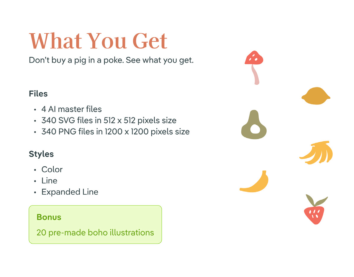 Boho Illustration Elements Creator Kit on Behance :: Behance