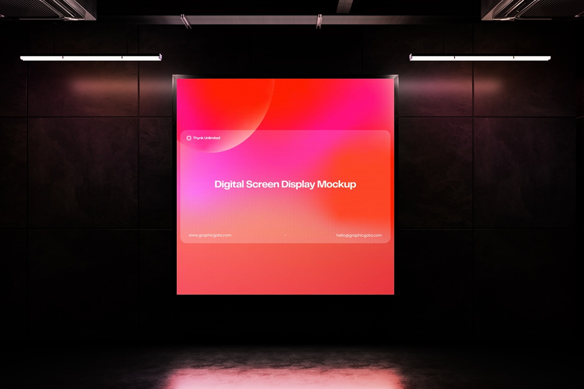 Square Digital Screen Mockup on Behance :: Behance