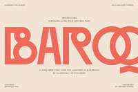 Baroque Grotesk - Ultra Bold Ligature Font