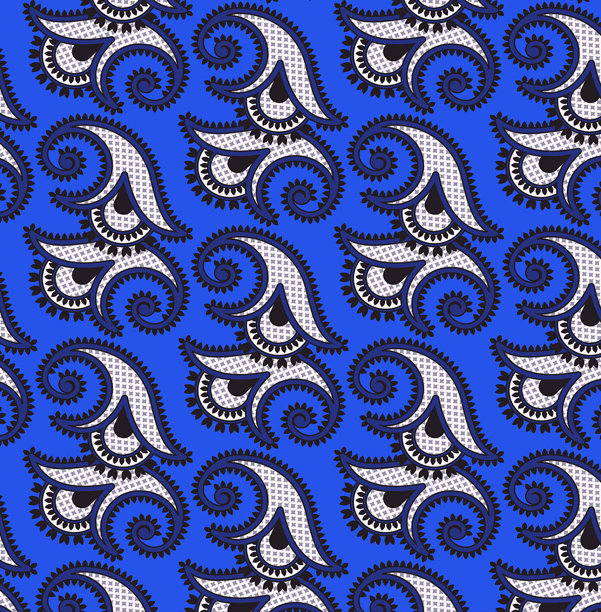 Teti-Kartasheva-Parsley-Modern-Pattern-Blue-Vector rendition image