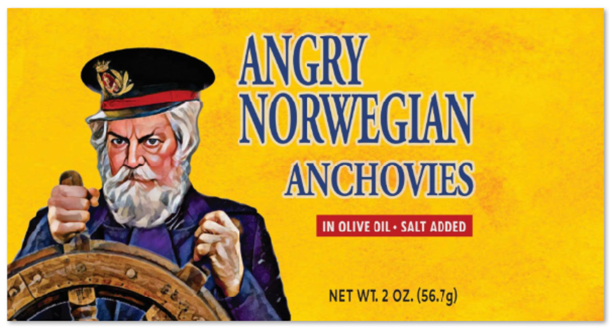 Angry Norwegian Anchovies rendition image