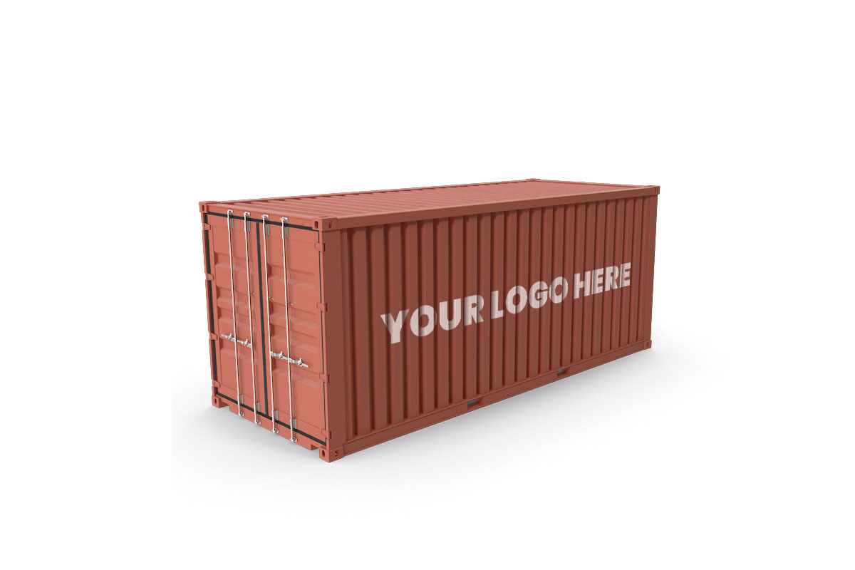 Shipping Container Mockup rendition image