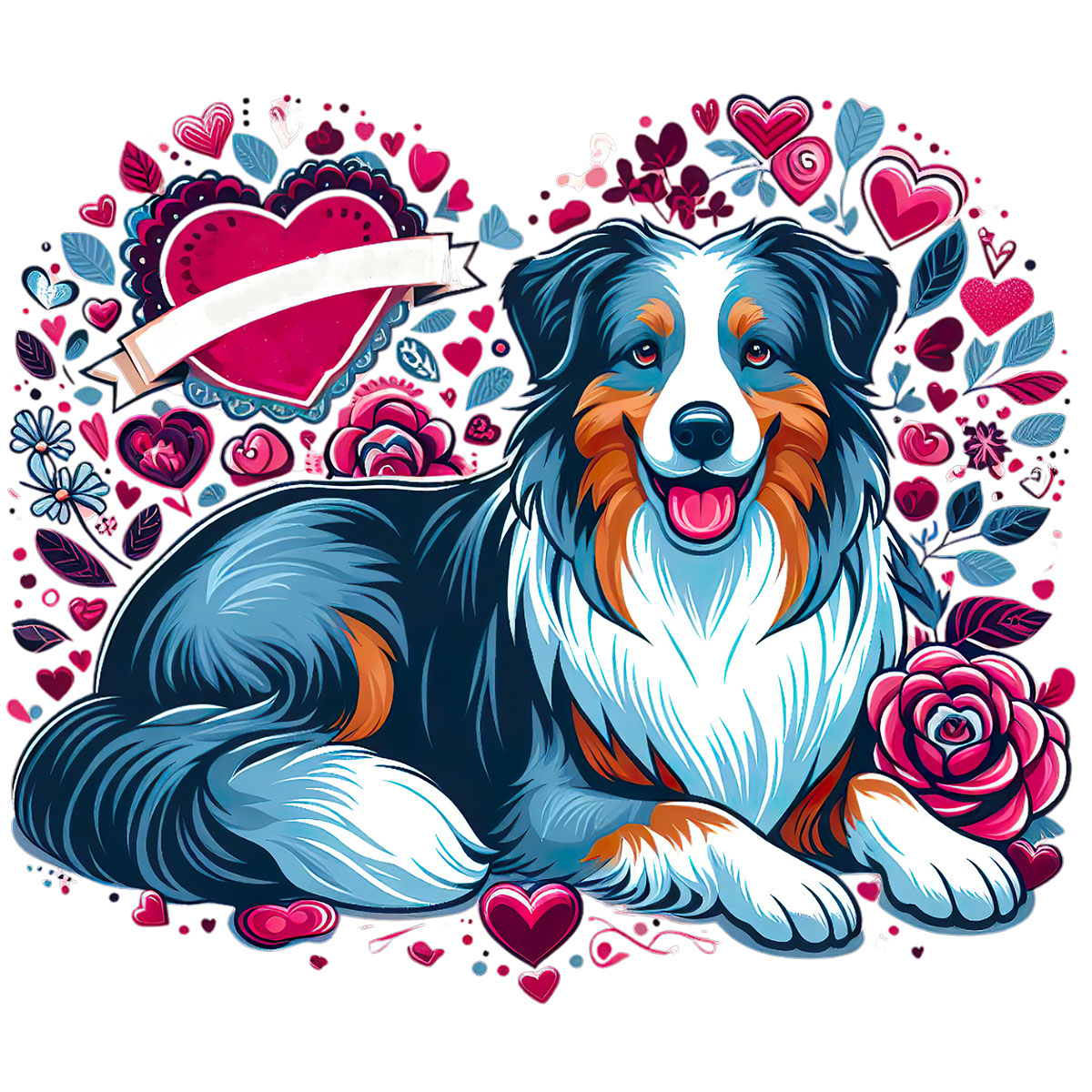 Valentine Dogs Breeds Bundle 1 rendition image