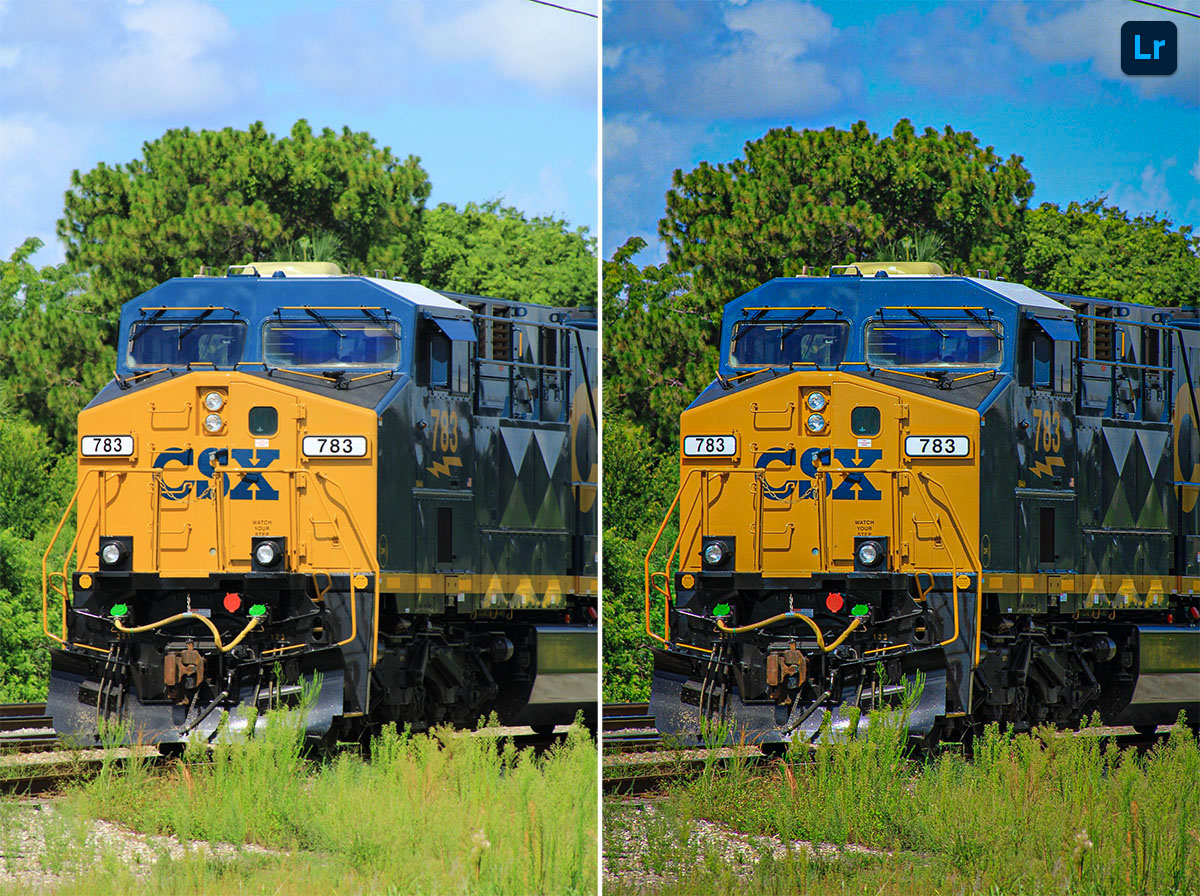 CSX ES44AH With A Painted YN3C | Edit | Photoshop Lightroom