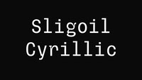 Sligoil Cyrillic