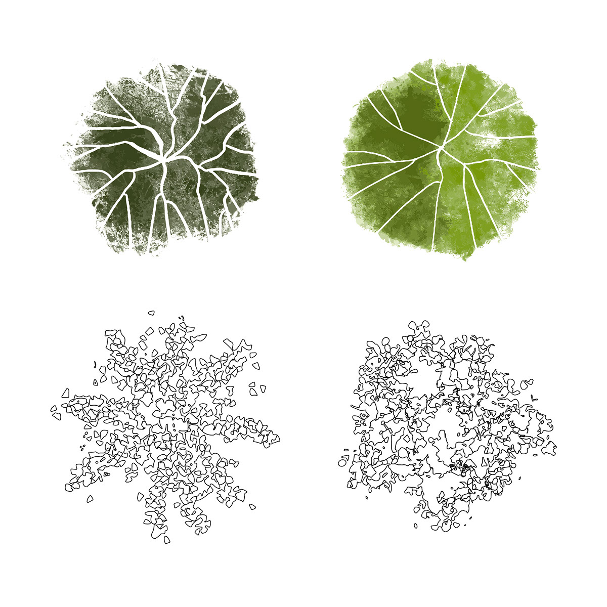 Treeplan Object 288 tree plan by feipco on Behance :: Behance