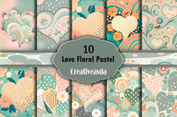 Love Floral Pastel