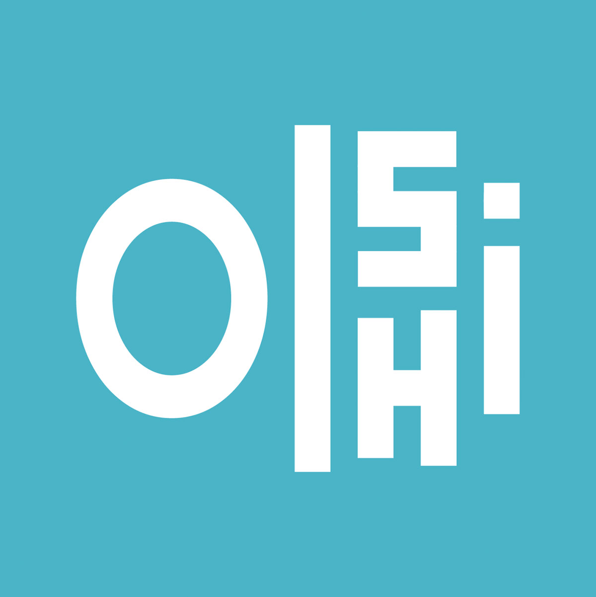 Oishi Hangeul rendition image