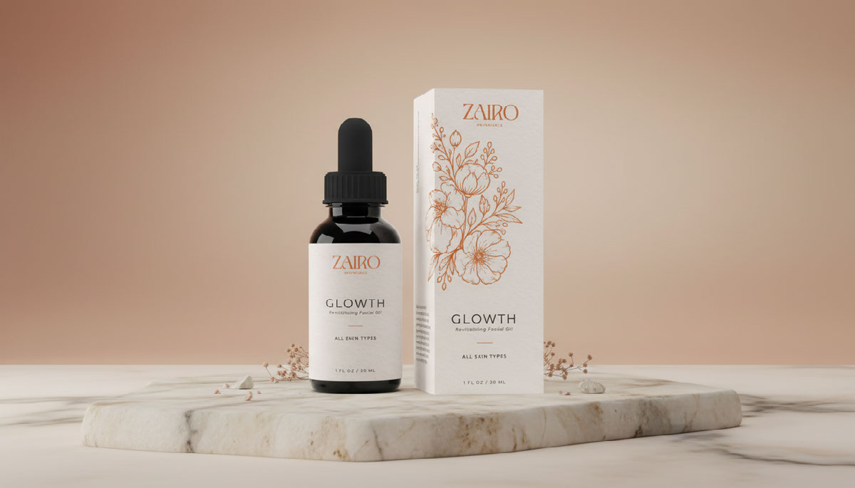 Zairo Caps Botanical Beauty Packaging ZAIRO Skincare Concept on Behance :: Behance