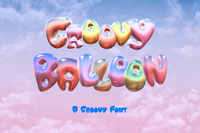 Groovy Balloon Font