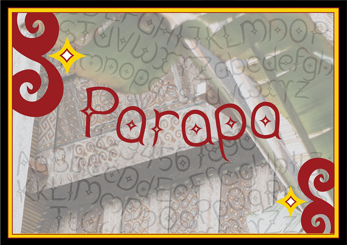Parapa Font rendition image