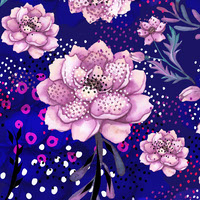Lavender Twilight Seamless pattern 12x12 inches