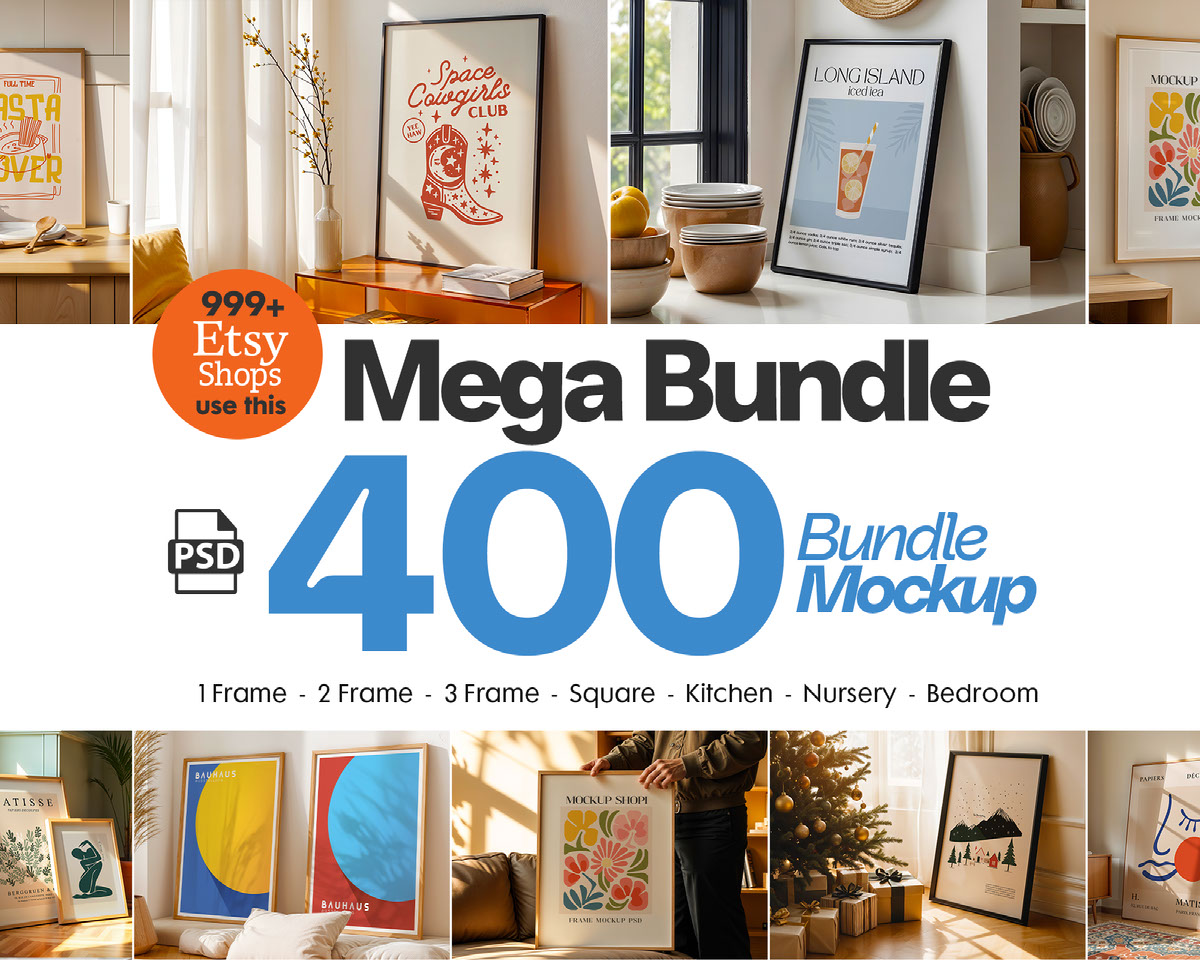 400 Frames Mockup PSD Bundle Set on Behance :: Behance