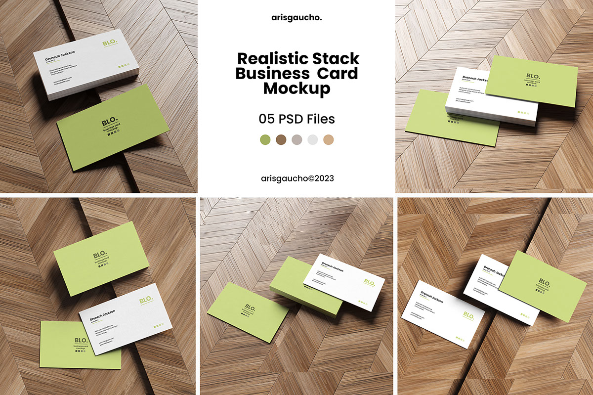 Realistic Stack Business Card Mockup on Behance :: Behance