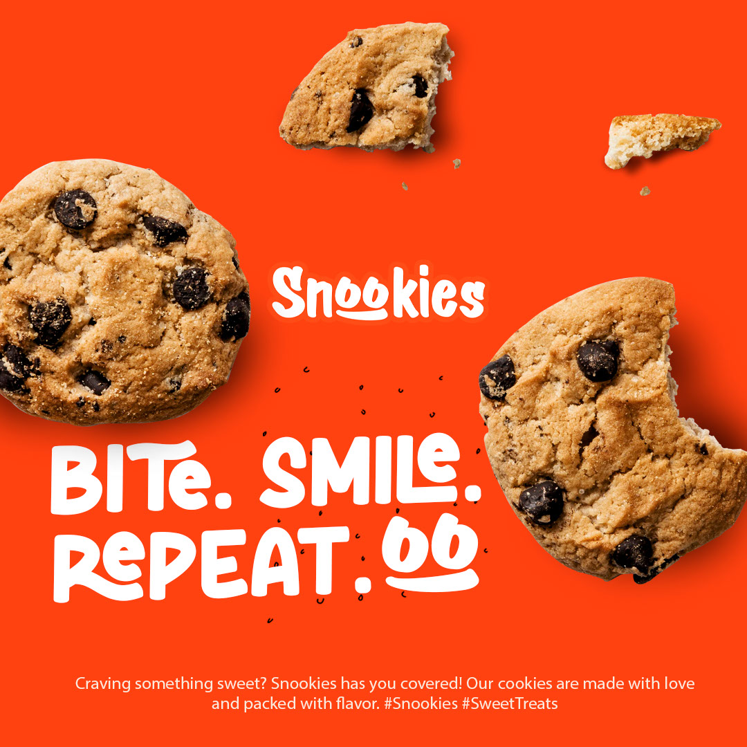 Snookies Cookies Brand Identity rendition image