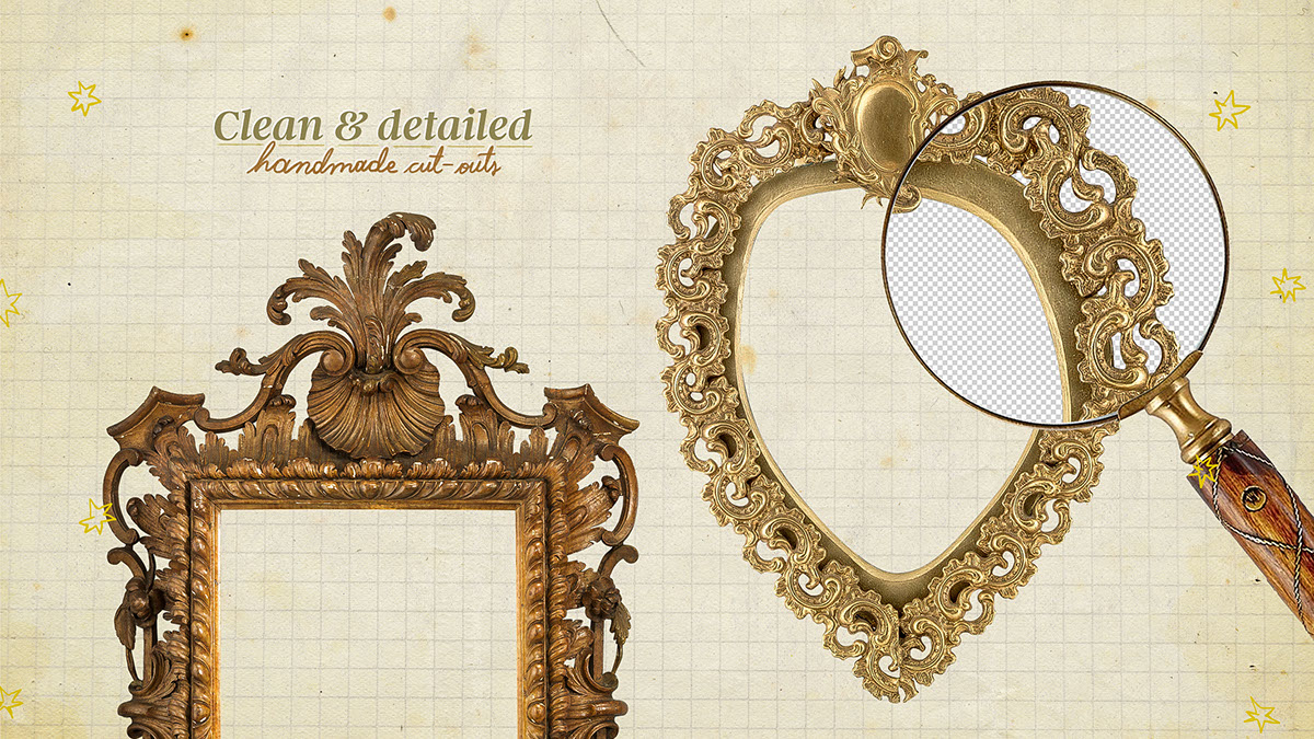 Mega Bundle Vintage Frames on Behance :: Behance