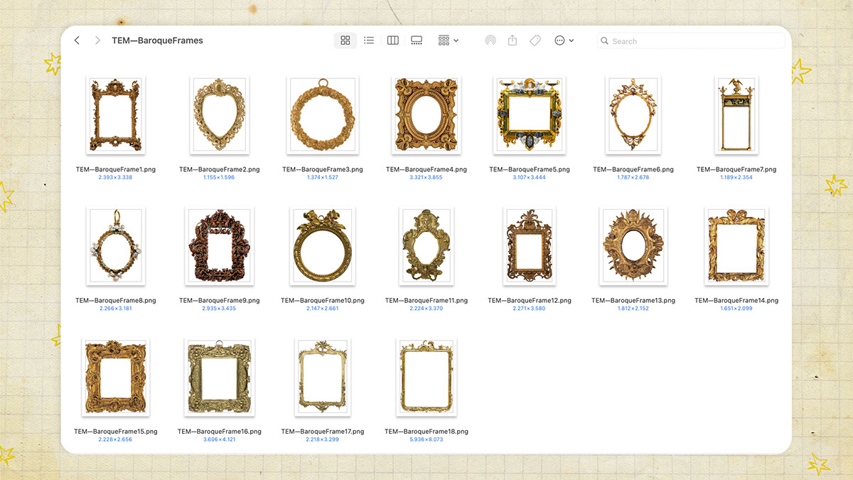 Mega Bundle Vintage Frames on Behance :: Behance