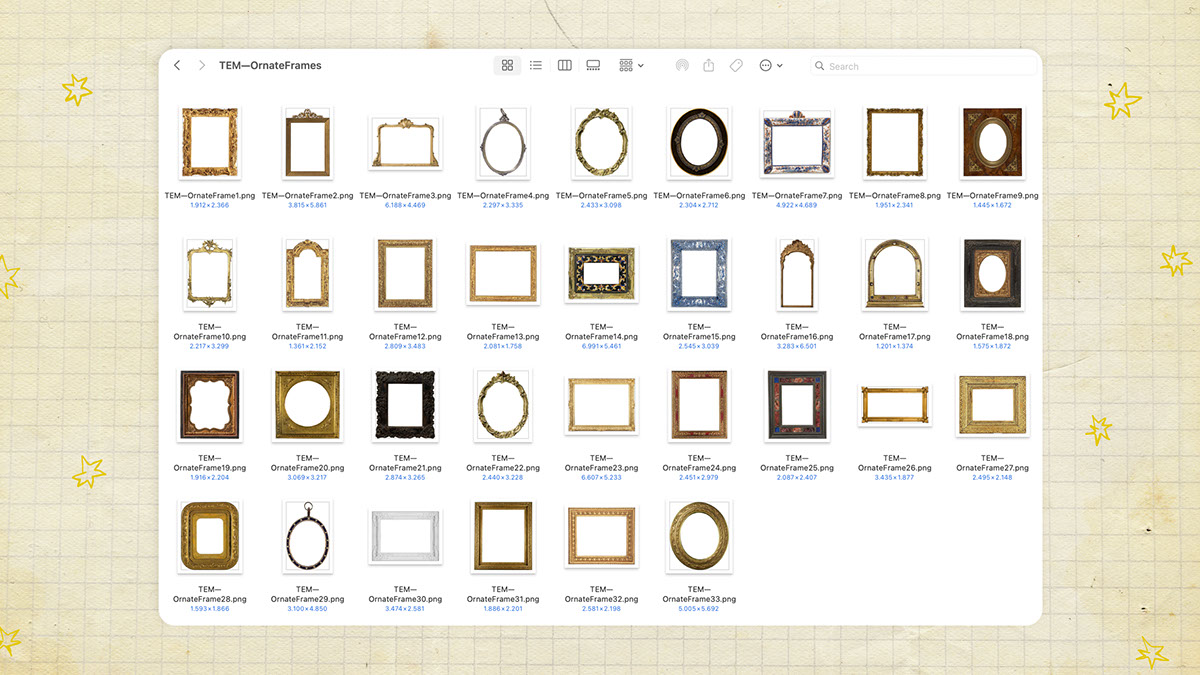 Mega Bundle Vintage Frames on Behance :: Behance