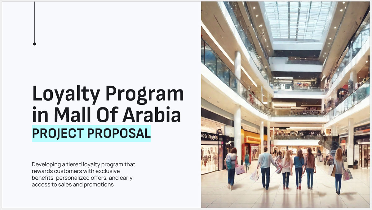 Loyalty programs In Mall of Arabia rendition image