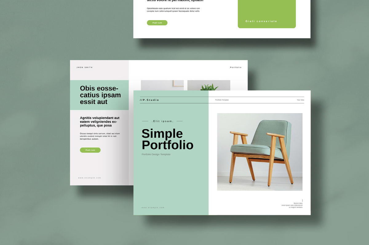 Simple Portfolio Design on Behance :: Behance