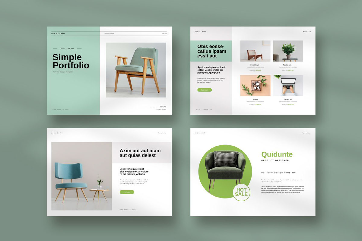 Simple Portfolio Design on Behance :: Behance