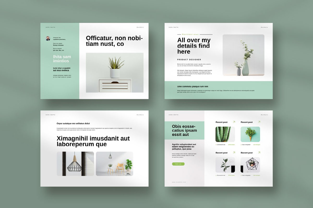 Portfolio Basic Design Examples Simple Portfolio Design on Behance :: Behance