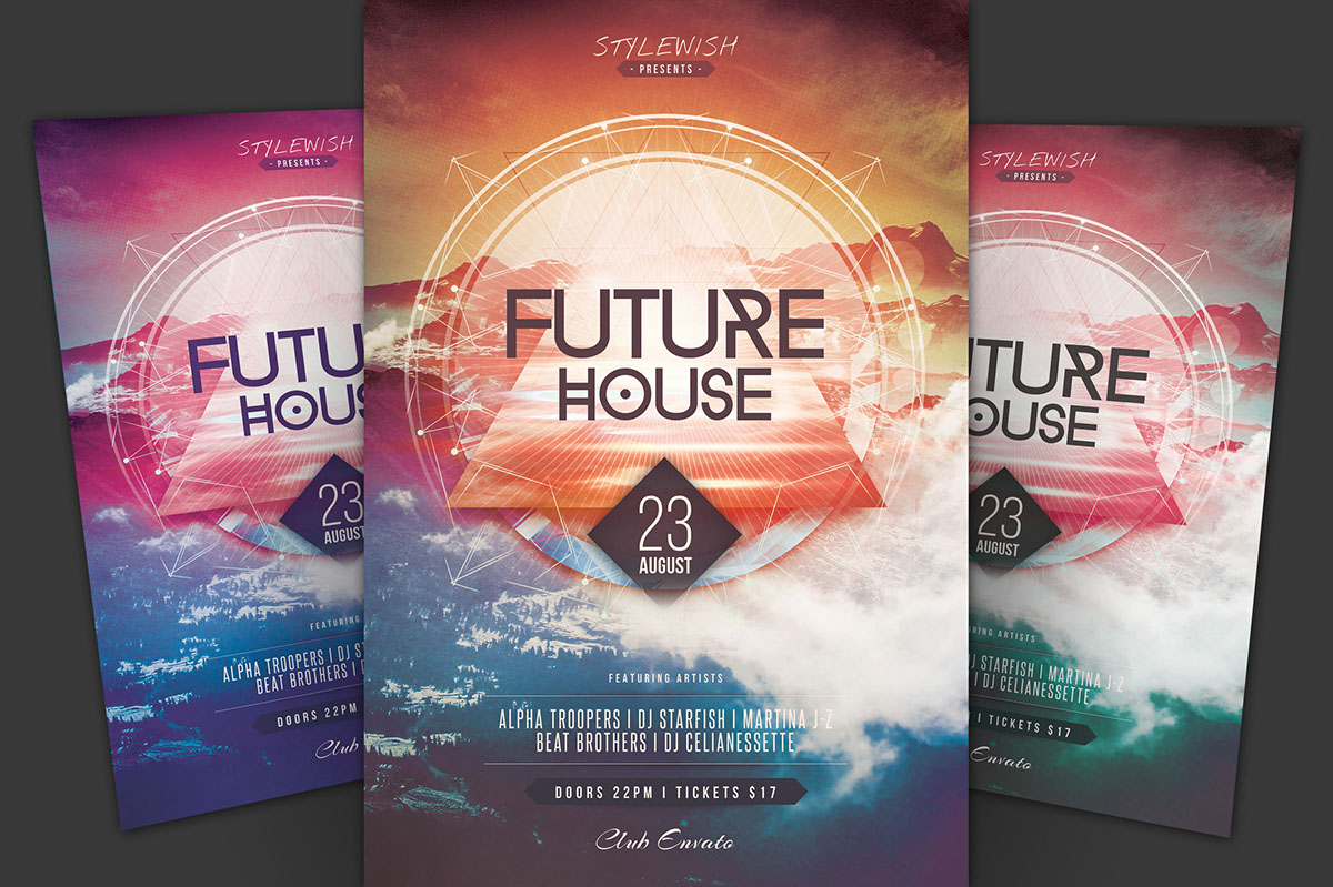 Future House Flyer rendition image