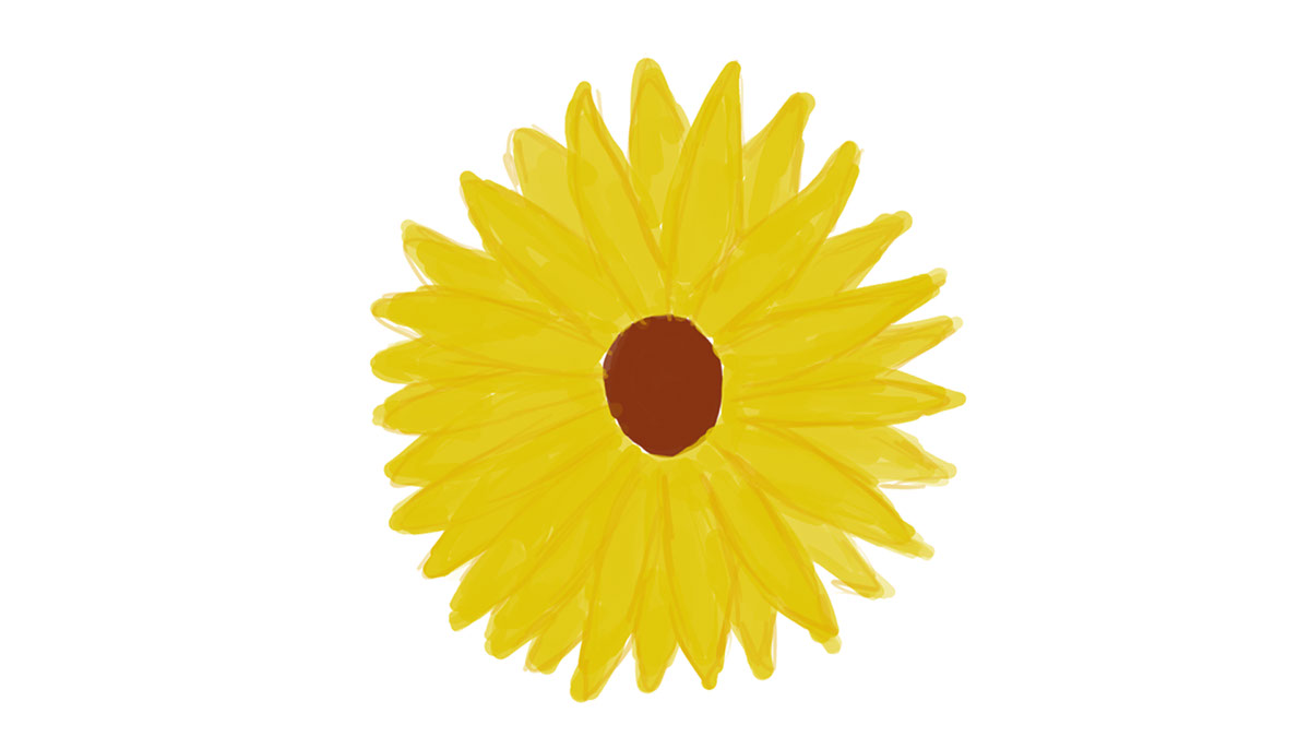 Sunflower rendition image