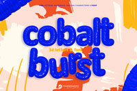 Cobalt-Burst-Letters