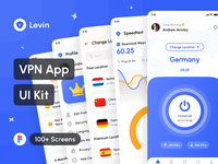 Levin - VPN App UI Kit